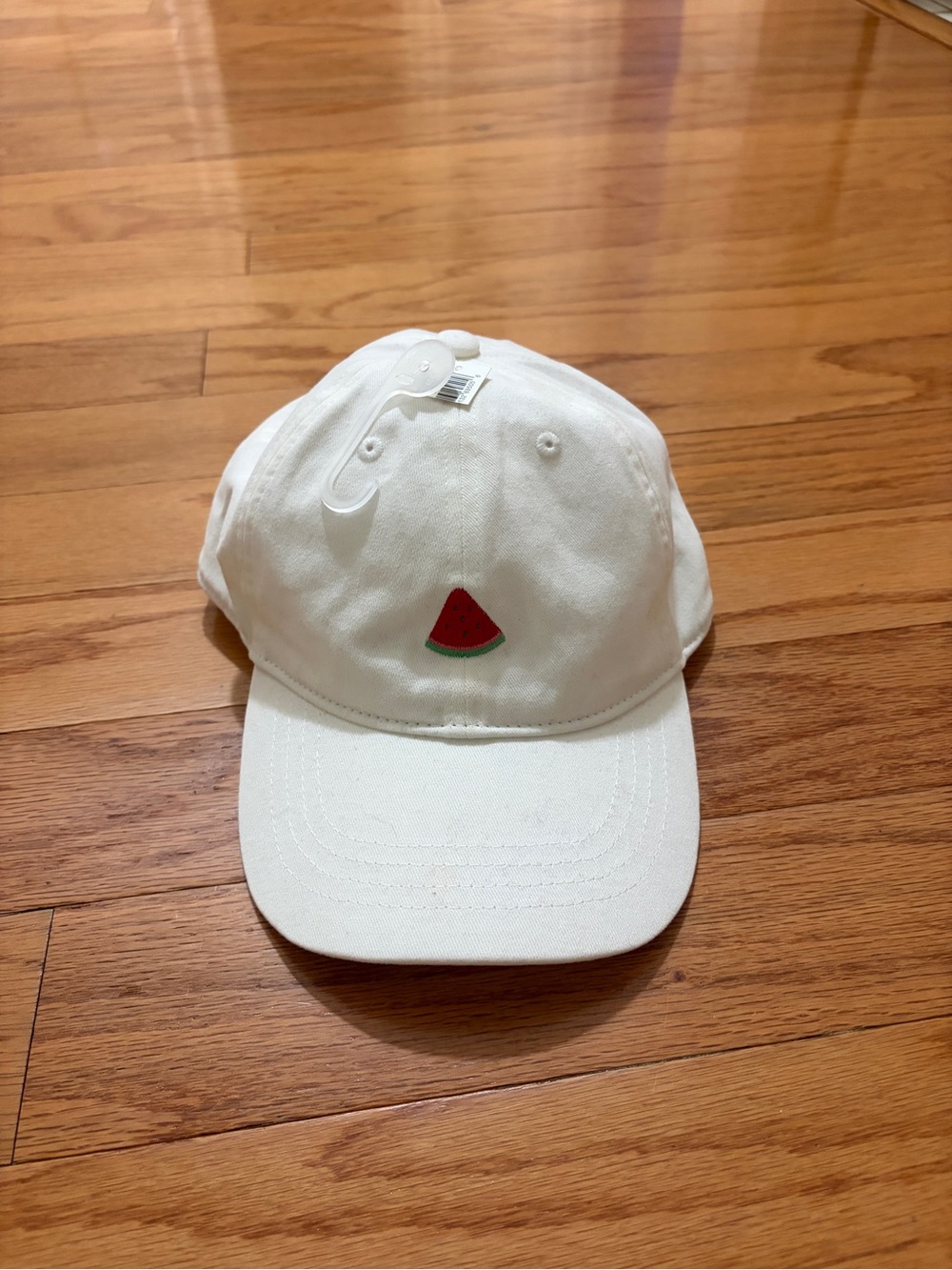 GAP Kids White Cap with Watermelon Patch L / XL